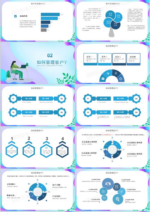 公司客戶關系管理培訓lppt模板下載 熊貓辦公